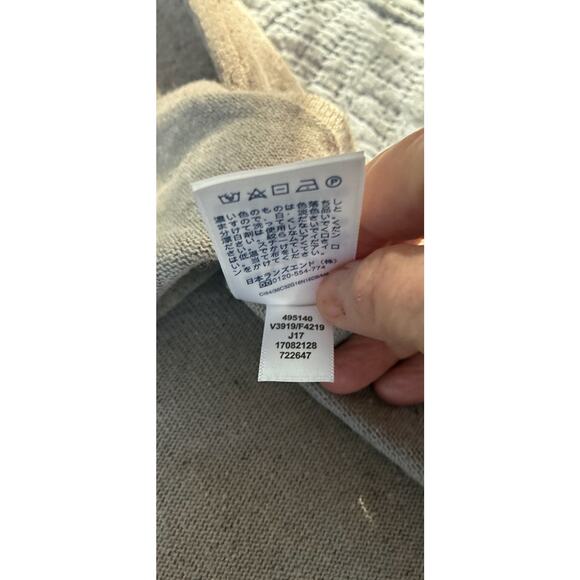 Lands End Sz XS ( 2-4) Brown Heathered wool silk blend 3/4 length slv maxi dress - Picture 5 of 10